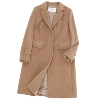 マックスマーラ(Max Mara)の極美品 マックスマーラ Max Mara コート 白タグ ロングコート キャメル100％ アウター レディース イタリア製 JI40 USA6 FB38 GB8(M相当) ブラウン(その他)