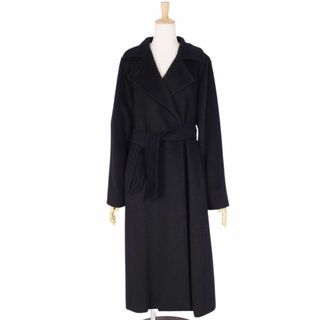 マックスマーラ(Max Mara)の極美品 マックスマーラ Max Mara コート 白タグ マニュエラ アイコンコート ラップコート キャメル100％ アウター レディース JI40 USA6 GB8(M相当) ブラック(その他)