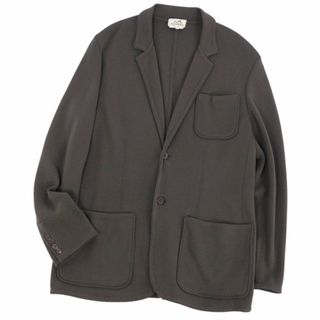 美品 エルメス HERMES ジャケット テーラード ニット ウール アウター メンズ イタリア製 XL カーキ 美品 エルメス HERMES ジャケット テーラード ニット ウール アウター メンズ イタリア製 XL カーキ