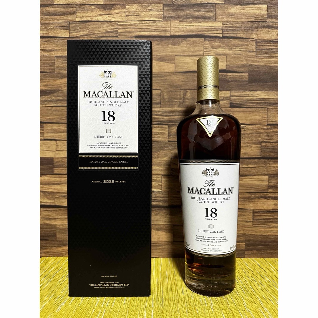 ウイスキーサントリーThe MACALLANマッカランシェリオークカスク18年