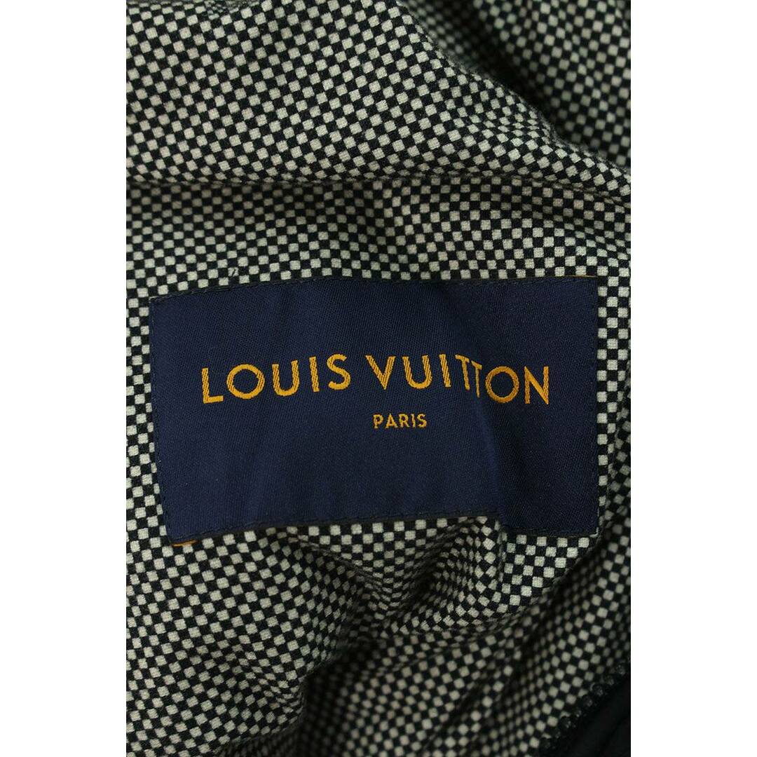 LOUIS VUITTON(ルイヴィトン)のルイヴィトン ×NIGO  20AW  HJB02ERSL バックプリントマウンテンアビエイターファーブルゾン メンズ 46 メンズのジャケット/アウター(ブルゾン)の商品写真