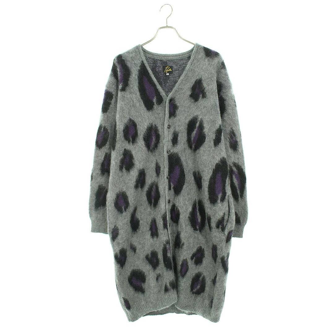 ニードルス  J0261/Mohair Long Cardigan レオパード柄モヘアロングカーディガン メンズ Mメンズ