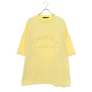 フィアオブゴッド(FEAR OF GOD)のフォグ  ESSENTIALS CREWNECK T-SHIRT GARDEN YELLOW フロントロゴTシャツ メンズ XL(Tシャツ/カットソー(半袖/袖なし))