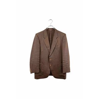 Made in ITALY tailored jacket テーラードジャケット ブラウン サイズ46 ヴィンテージ 6(テーラードジャケット)