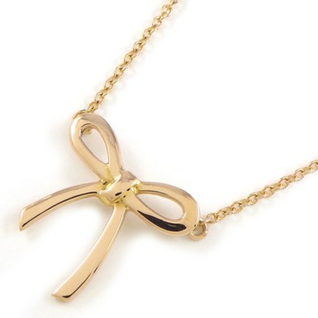 ティファニー Tiffany & Co. ネックレス ボウ リボン モチーフ K18PG ティファニー Tiffany & Co. ネックレス ボウ リボン モチーフ K18PG