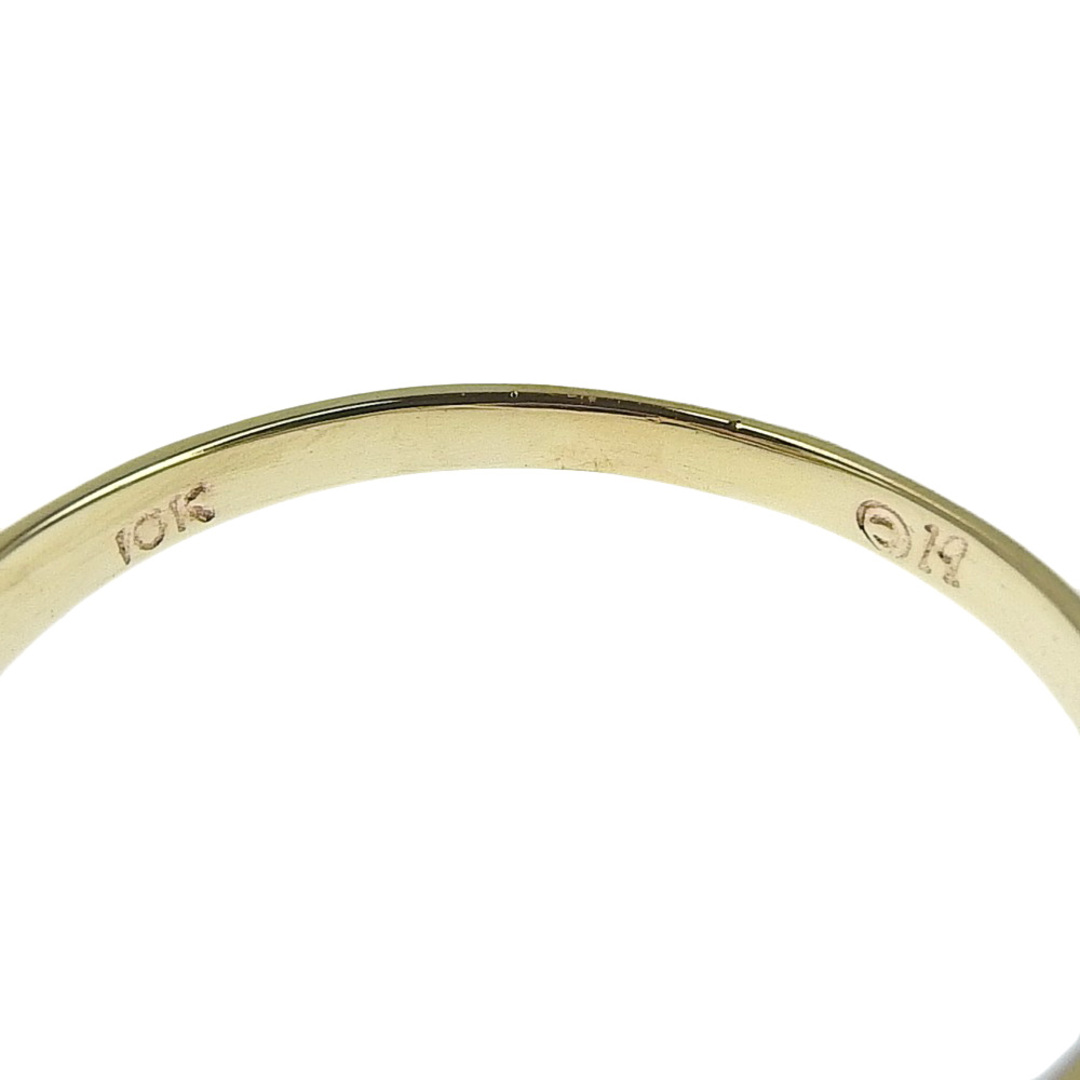 K10ゴールド×アメジスト×ダイヤモンド 16号 パープル 約3.6g レディース リング・指輪 レディースのアクセサリー(リング(指輪))の商品写真
