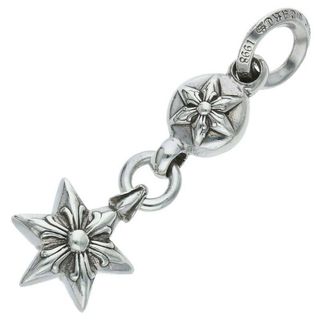 クロムハーツ(Chrome Hearts)のクロムハーツ  1BALL STAR CHARM/1ボール6ポイントスター チャーム/シルバーネックレストップ メンズ(ネックレス)