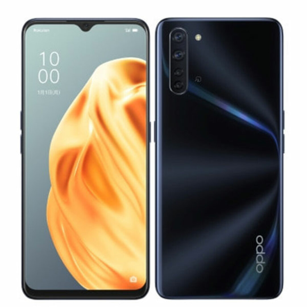 OPPO - 【中古】 A002OP OPPO Reno3A ブラック SIMフリー 本体 ワイ ...