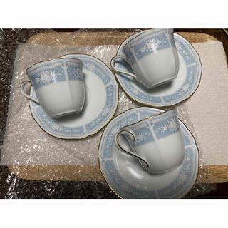 ノリタケ(Noritake)のカップソーサー3客　(ノリタケ)(食器)