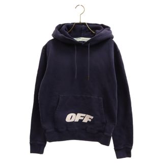 オフホワイト(OFF-WHITE)のOFF-WHITE オフホワイト 18AW フロントロゴプリントスウェットプルオーバーパーカー/サイドロゴプリント スウェットパンツ セットアップ OMCH008E18192003(パーカー)