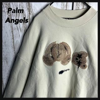 パームエンジェルス(PALM ANGELS)の【人気デザイン】パームエンジェルス☆スプレー ベア ロゴ スウェット 定番カラー(スウェット)