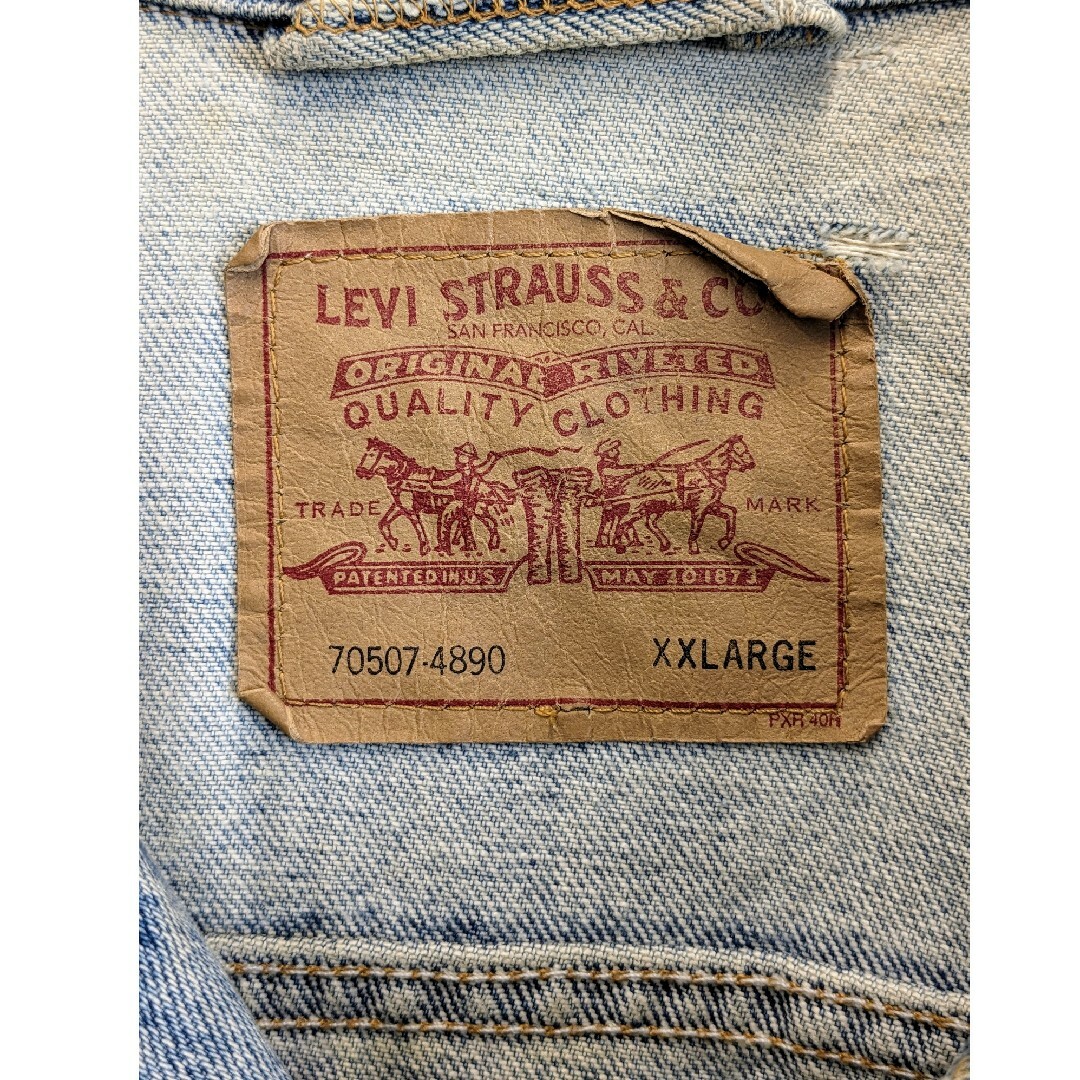 BEAMS(ビームス)のLevi's 70507 PATCH DESIGN DENIM JACKET メンズのジャケット/アウター(Gジャン/デニムジャケット)の商品写真