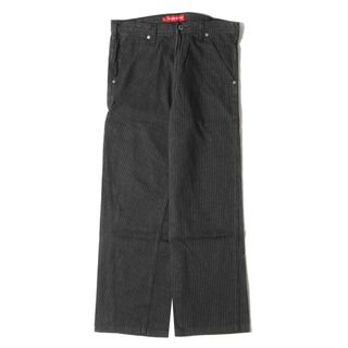 SUPREME シュプリーム Baggy Jean ジップフライ クラシックロゴ バギーデニムパンツ ジーンズ ブラウン75センチ裾幅