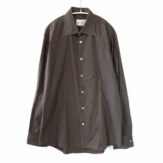 マルタンマルジェラ(Maison Martin Margiela)の03AW Martin Margiela マルタンマルジェラ ブラウンシャツ(シャツ)