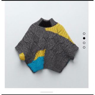 ザラ(ZARA)のカラーブロックニット(ニット/セーター)