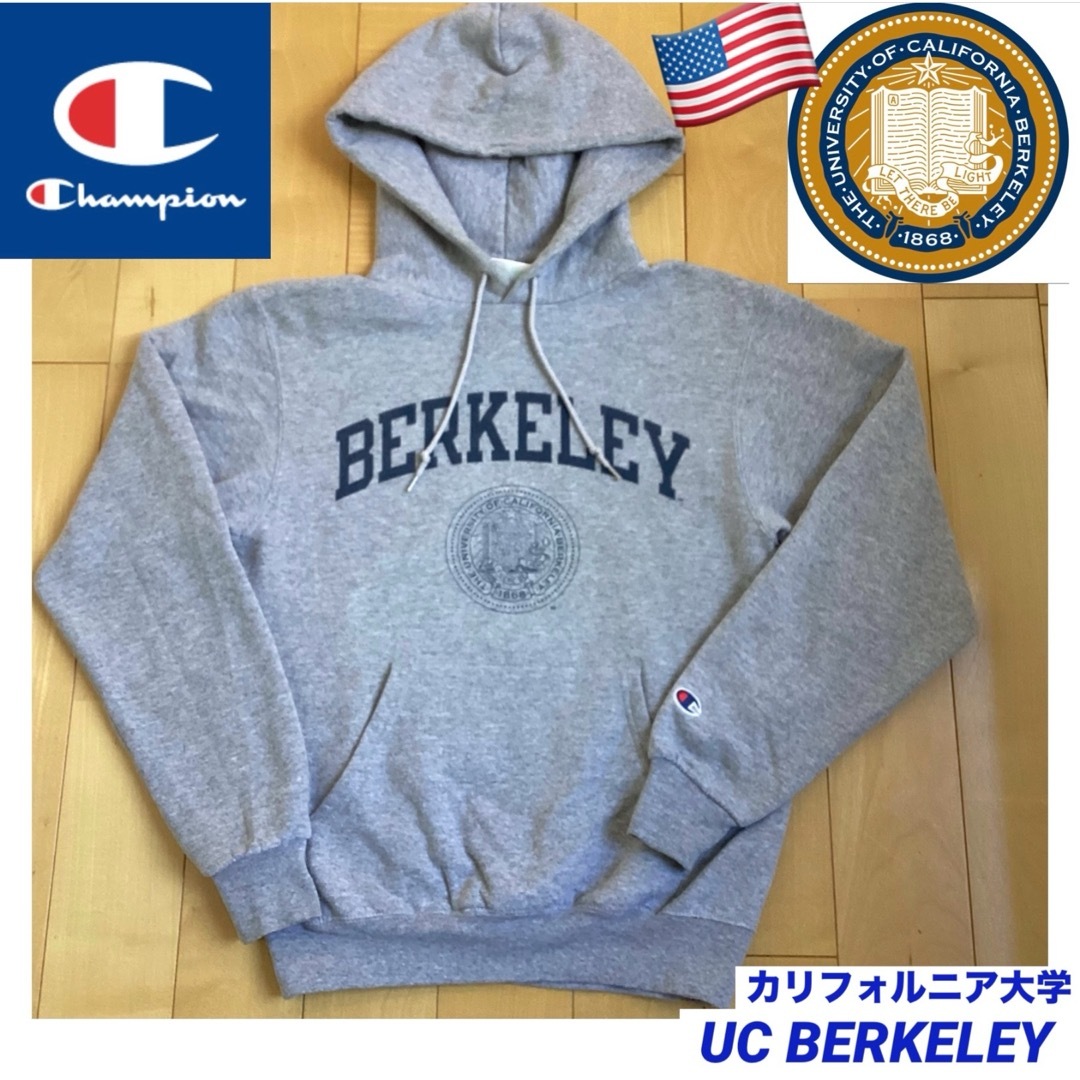 Champion(チャンピオン)のUSA アメリカ バークレー大学　パーカー UC Berkeley カレッジロゴ メンズのトップス(パーカー)の商品写真