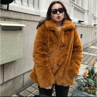 デミルクスビームス(Demi-Luxe BEAMS)のMKT フェイクファーブルゾン　Demi-Luxe BEAMS(毛皮/ファーコート)