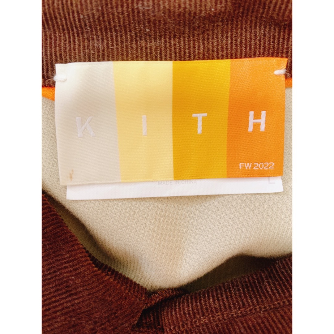 KITH(キス)のKith Patchwork Cord Ludlow Shirt Pimento メンズのトップス(シャツ)の商品写真