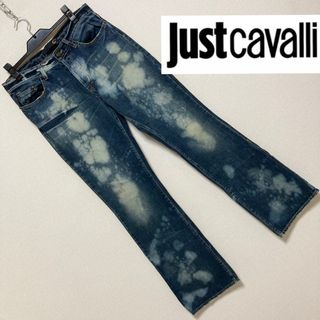 ジャストカヴァリ(Just Cavalli)の良品■Just cavalli■タイダイ ブリーチ フレアー ブーツカットデニム(デニム/ジーンズ)