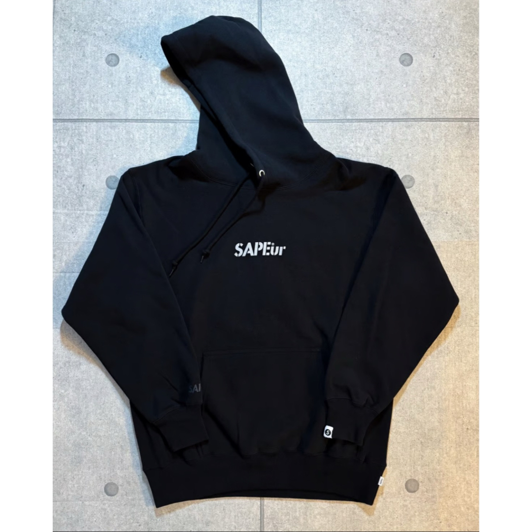 サプール SAPEur GEORGETOWN HEAD HOODIE ブラック  メンズのトップス(パーカー)の商品写真