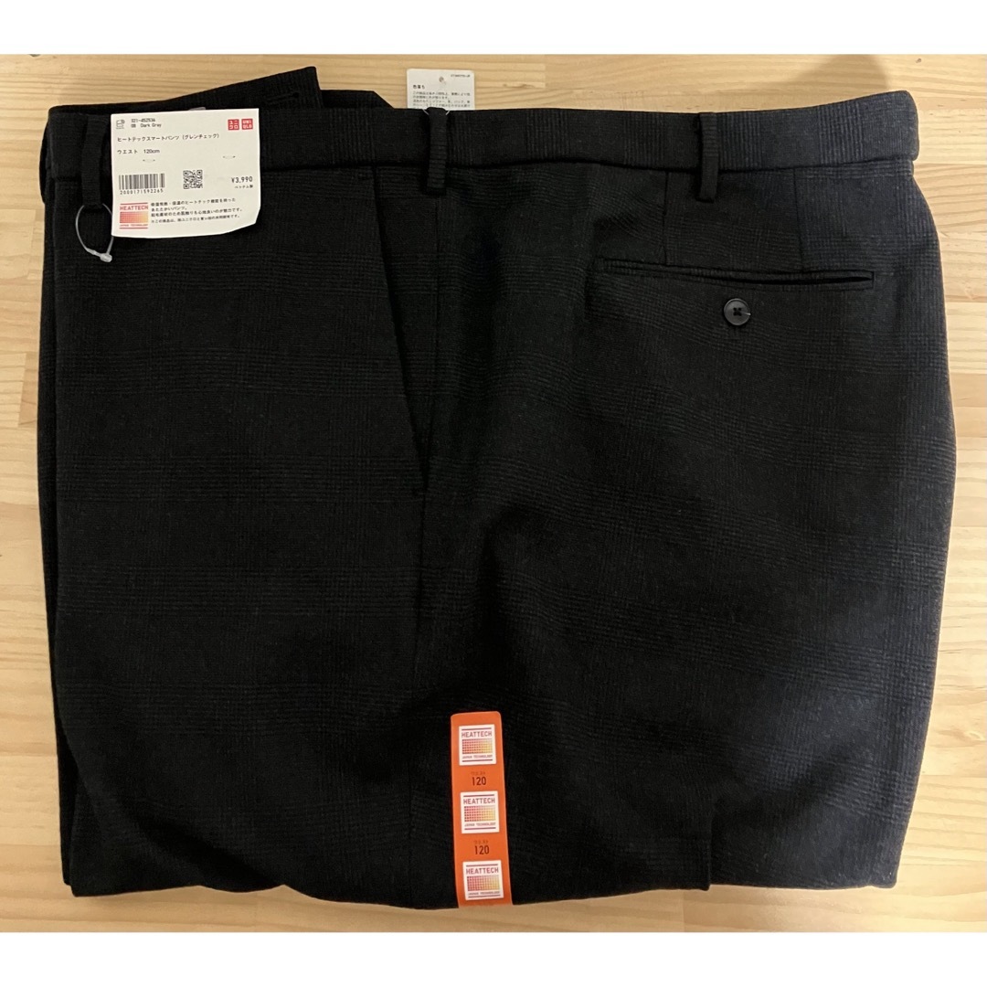 UNIQLO(ユニクロ)の新品　ユニクロ　ヒートテックスマートスリムフィットパンツ　ウエスト120cm メンズのパンツ(スラックス)の商品写真