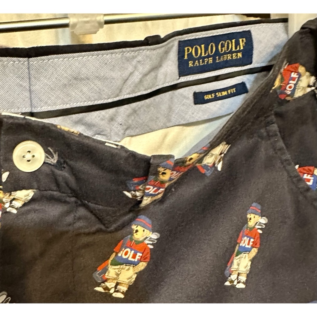 POLO RALPH LAUREN(ポロラルフローレン)のポロラルフローレン ゴルフ スリム フィット ベア パンツ ネイビー メンズのパンツ(その他)の商品写真