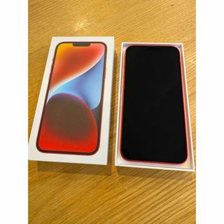 アイフォーン(iPhone)のiPhone 14 Plus レッド 256 GB SIMフリーく(スマートフォン本体)