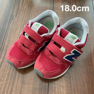 ニューバランス(New Balance)のニューバランス キッズ シューズ PO313 レッド 赤 18.0cm(スニーカー)