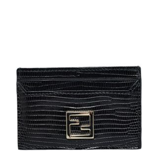 フェンディ(FENDI)の美品 フェンディ パスケース カードケース 7M0155 リザード レディース FENDI 【228-34161】(パスケース/IDカードホルダー)