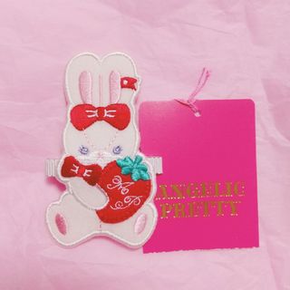 アンジェリックプリティー(Angelic Pretty)のアンジェリックプリティ Lyrical Bunny Parlorワッペンクリップ(バレッタ/ヘアクリップ)