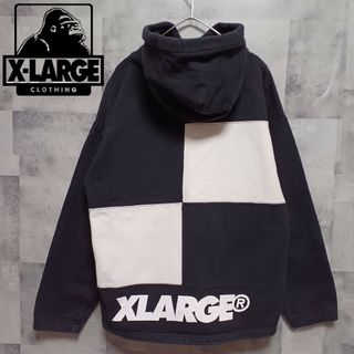 エクストララージ(XLARGE)のXLARGE エクストララージ メンズ 厚手パーカー M ストリート バイカラー(パーカー)