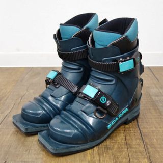 スカルパ(SCARPA)のスカルパ SCARPA テレマーク スキー ブーツ 25cm 2バックル 75ｍｍ バックカントリー 山スキー アウトドア(ブーツ)