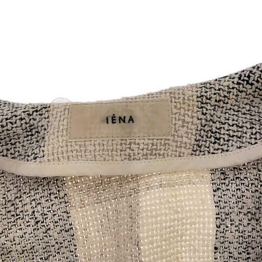 IENA(イエナ)のIENA / イエナ | LINEN Tweed  / リネン ツイード スリット プルオーバー | F | ホワイト | レディース レディースのトップス(シャツ/ブラウス(半袖/袖なし))の商品写真