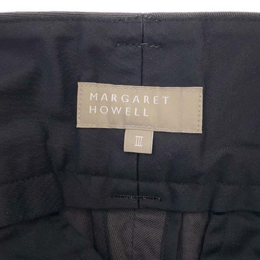 MARGARET HOWELL(マーガレットハウエル)のMARGARET HOWELL / マーガレットハウエル | 2022SS | COTTONTWILL パンツ | 3 | ダークグレー | レディース レディースのパンツ(その他)の商品写真