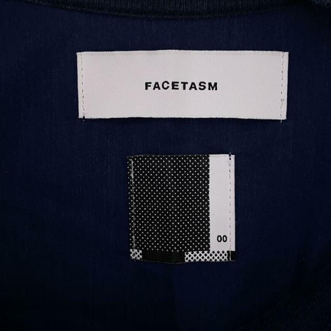 FACETASM(ファセッタズム)のFACETASM / ファセッタズム | リブ切替 ビッグ Tシャツ | 0 | ネイビー | メンズ メンズのトップス(Tシャツ/カットソー(半袖/袖なし))の商品写真