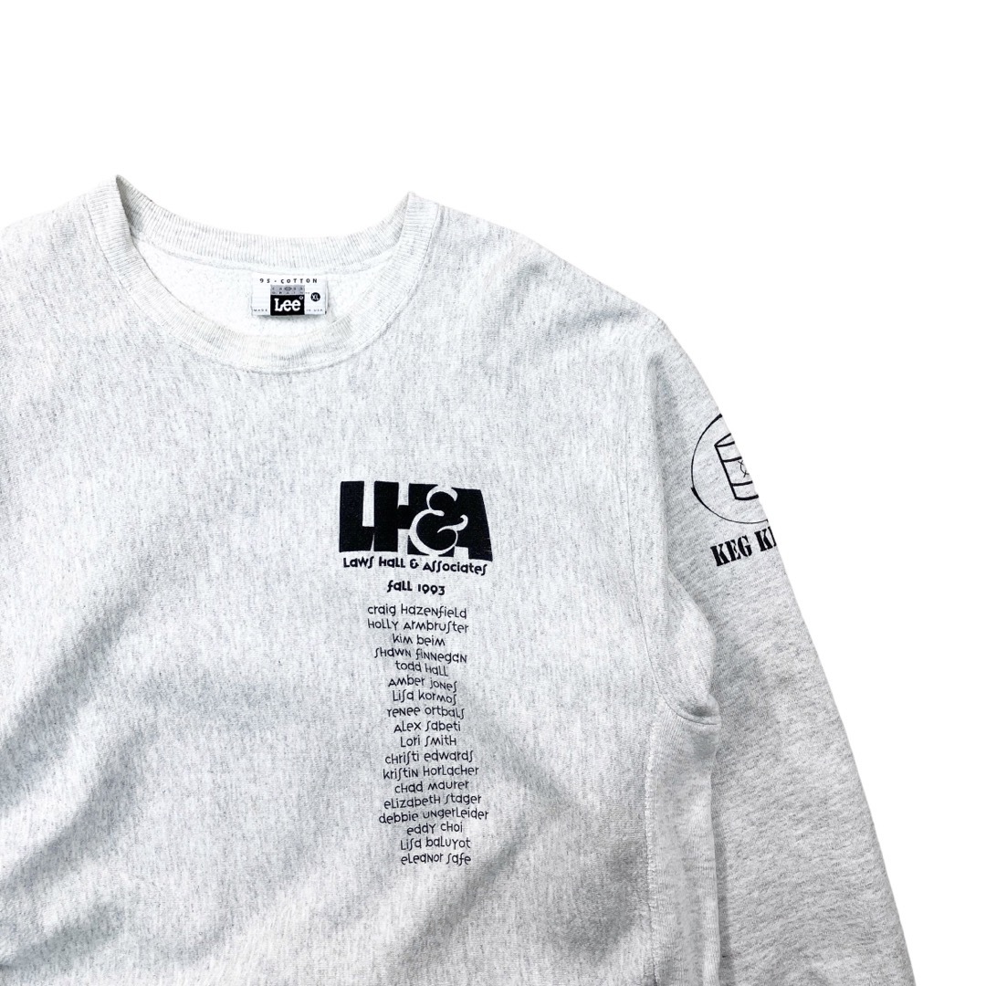 Lee - 90s USA製 Lee CROSS GRAIN スウェット リバースウィーブ Lee - 90s USA製 Lee CROSS GRAIN スウェット リバースウィーブ