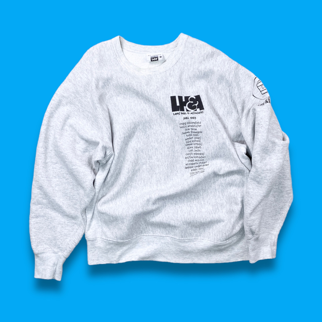 Lee - 90s USA製 Lee CROSS GRAIN スウェット リバースウィーブ Lee - 90s USA製 Lee CROSS GRAIN スウェット リバースウィーブ