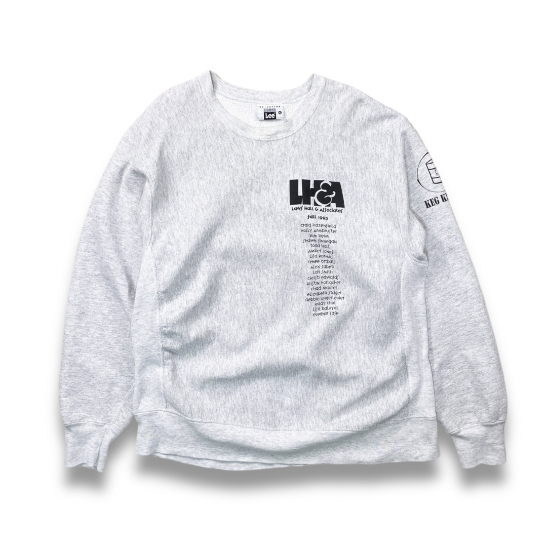 Lee - 90s USA製 Lee CROSS GRAIN スウェット リバースウィーブ Lee - 90s USA製 Lee CROSS GRAIN スウェット リバースウィーブ