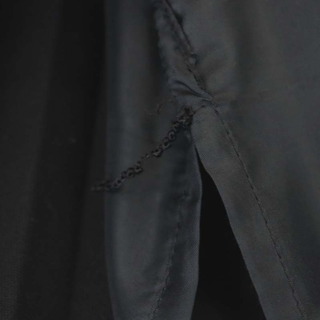 Spick & Span(スピックアンドスパン)のスピック&スパン ウールプリーツスカート 膝丈 38 黒 ブラック レディースのスカート(ひざ丈スカート)の商品写真