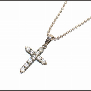 アガタ(AGATHA)のアガタ ネックレス ペンダント クロス 十字架 ラインストーン(ネックレス)