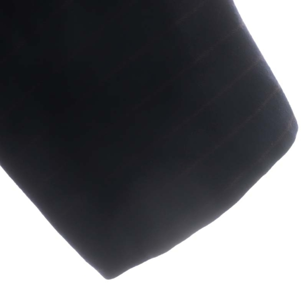 ADORE(アドーア)のアドーア ウールストライプアシンメトリーヘムワンピース ひざ丈 長袖 36 濃紺 レディースのワンピース(ひざ丈ワンピース)の商品写真