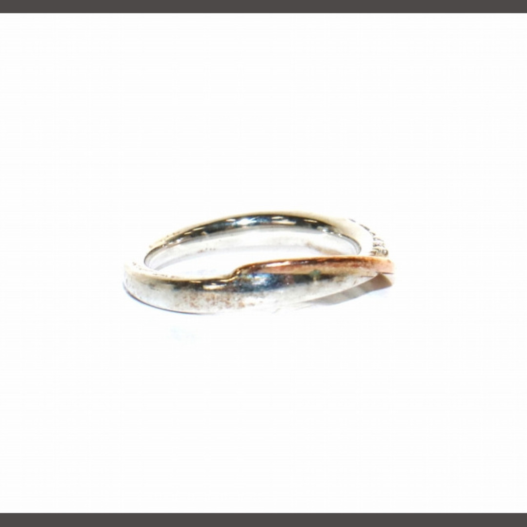 4℃(ヨンドシー)の4℃ リング 指輪 ウェーブ ストーン SILVER K10 4号 シルバー レディースのアクセサリー(リング(指輪))の商品写真