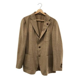 ラルディーニ(LARDINI)のLARDINI / ラルディーニ | カシミヤ 3B テーラードジャケット | 52 | キャメル | メンズ(その他)