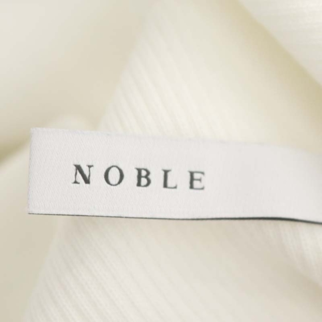 Noble(ノーブル)のノーブル 23AW バルーンスリーブロングカフスニット セーター 長袖 白 レディースのトップス(ニット/セーター)の商品写真