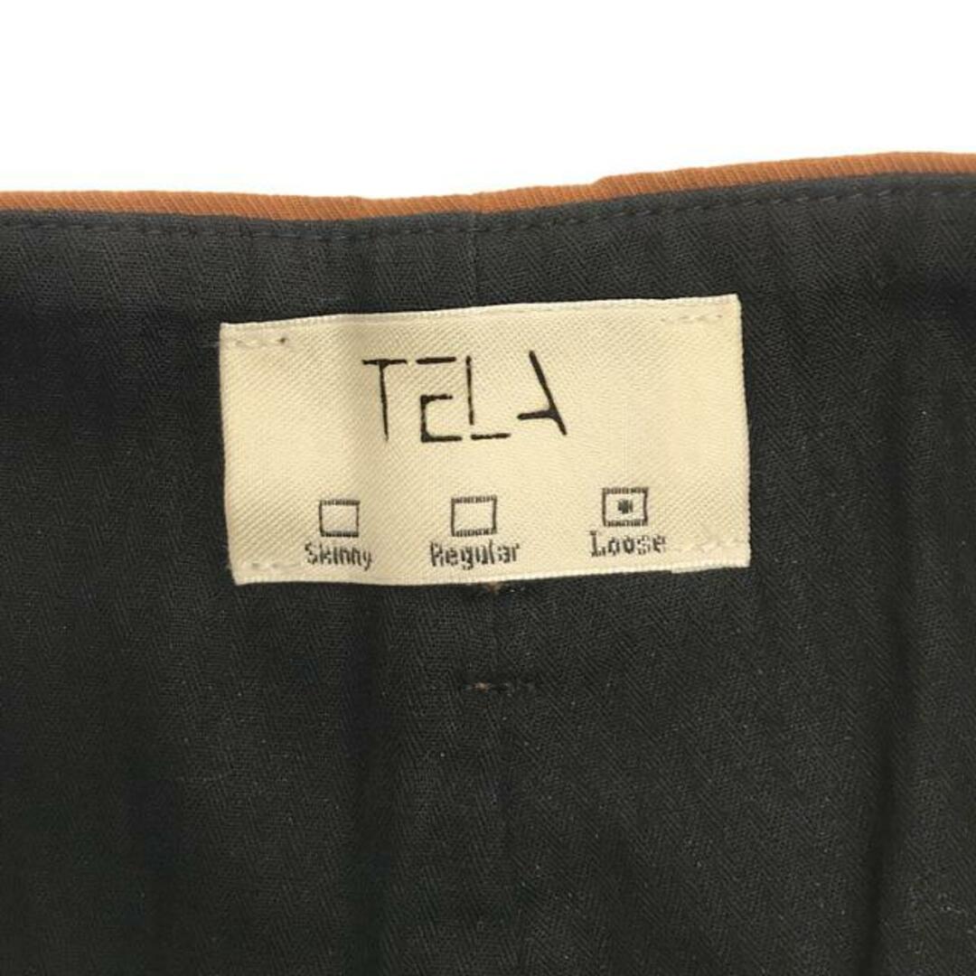 TELA(テラ)のTELA / テラ | コットン ベルテッド ワイドパンツ | 40 | ブラウン | レディース レディースのパンツ(その他)の商品写真