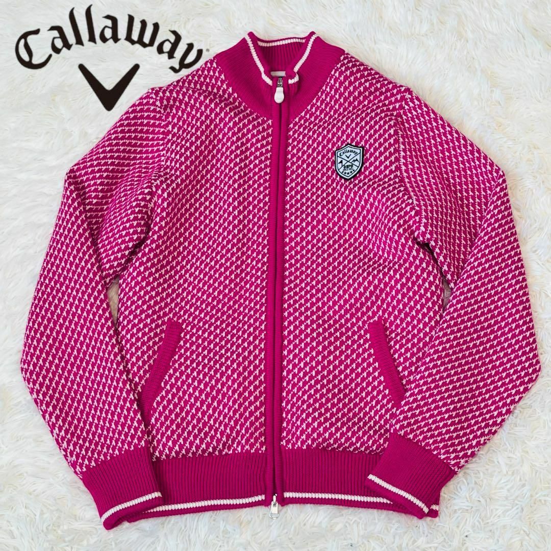 Callaway - callaway キャロウェイ ニット ジップ カーディガン