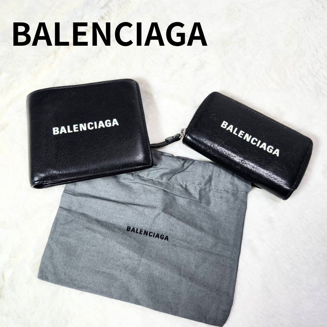 状態の目安ランクBALENCIAGA 二つ折り財布　コインケース　セット　美品