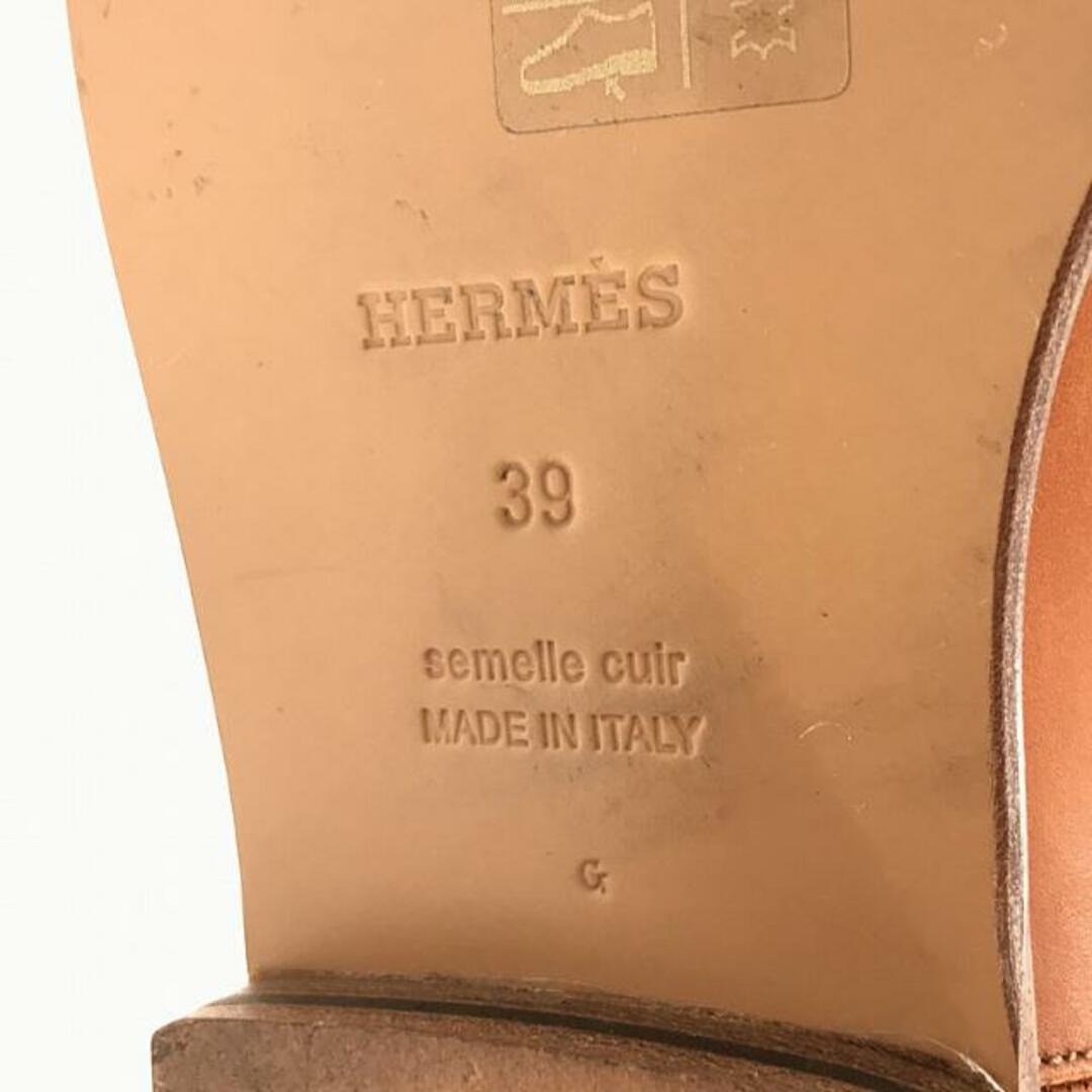 Hermes(エルメス)の【美品】  HERMES / エルメス | ケリー金具 レザー ロングブーツ | 39 | ブラウン | レディース レディースの靴/シューズ(ブーツ)の商品写真