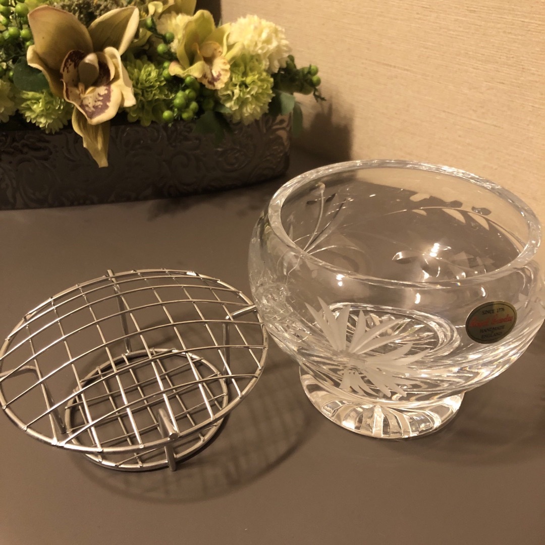 ROYAL BRIERLEY ロイヤルブライアリー 花器 花瓶 クリスタルの ROYAL BRIERLEY ロイヤルブライアリー 花器 花瓶 クリスタルの