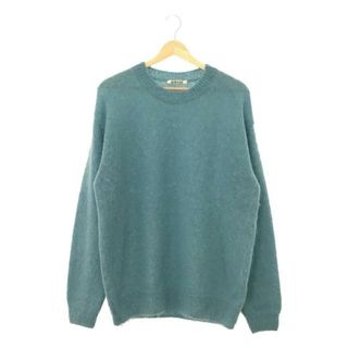 オーラリー(AURALEE)の【美品】  AURALEE / オーラリー | BRUSHED SUPER KID MOHAIR KNIT P/O / スパーキッドモヘヤ ニット | 4 | ブルー | レディース(ニット/セーター)